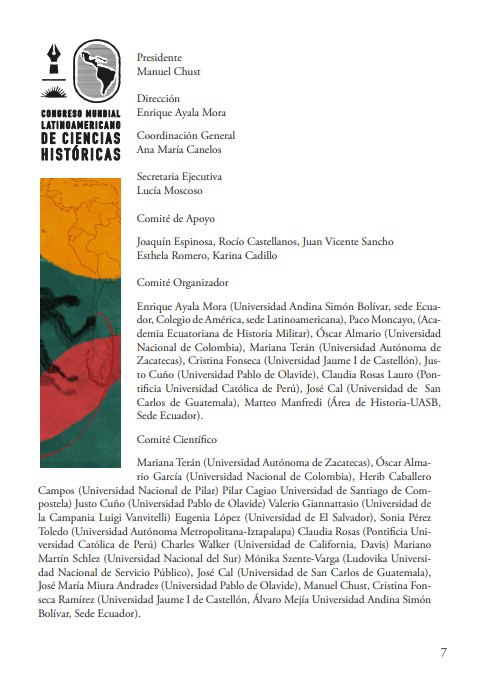 II Congreso Mundial Latinoamericano de Ciencias Históricas
